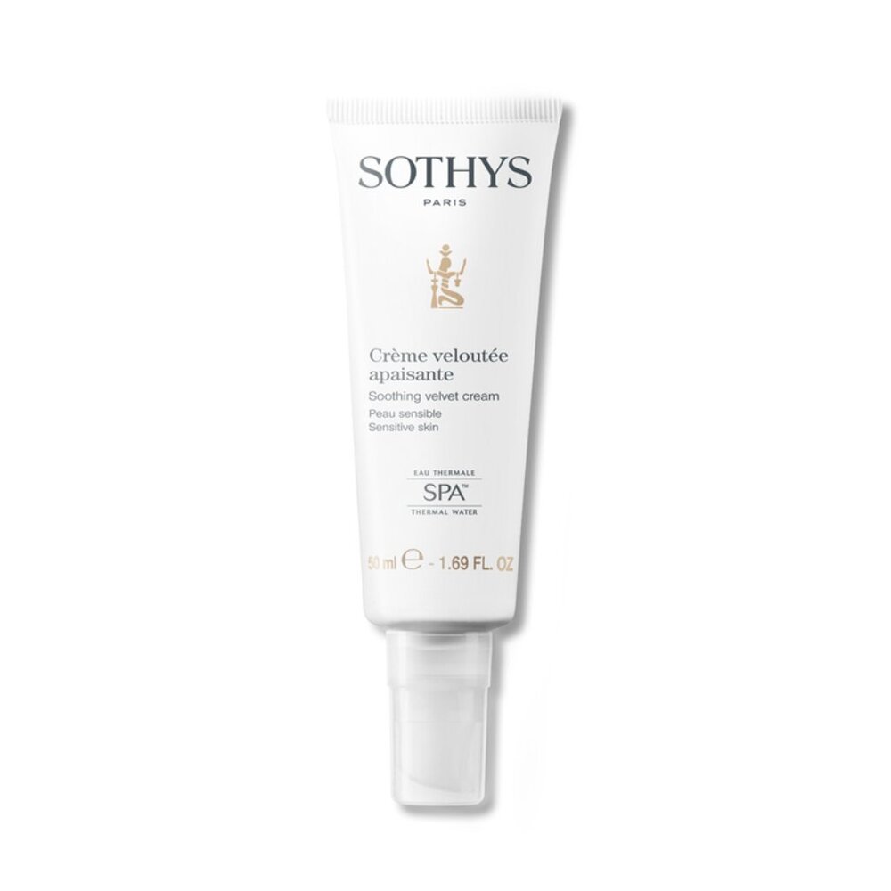 SOTHYS PARIS CREME VELOUTEE APAISANTE SMOOTHING VELVET CREAM  & CLEANSING MILNIB